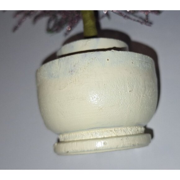 vintage 10 inch pink glitter bottle brush tree mercury ornaments - Picture 15 of 16